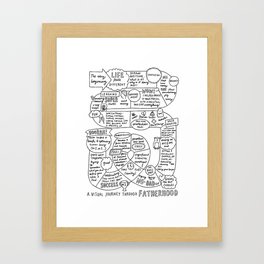 A Visual Journey Through Fatherhood Framed Art Print