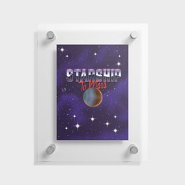 Starship to Mars Floating Acrylic Print