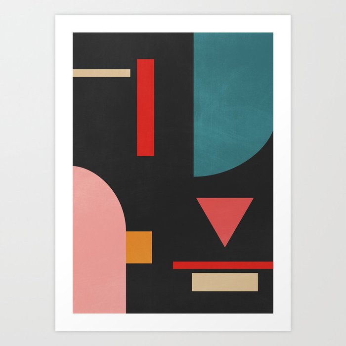 Geometric Shapes 94 Art Print
