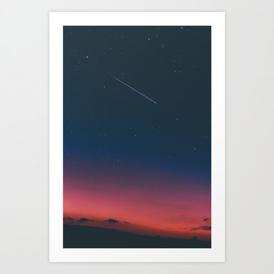 sky over Mexico Art Print