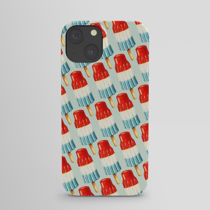 USA 4th of July Popsicle Pattern iPhone Case
