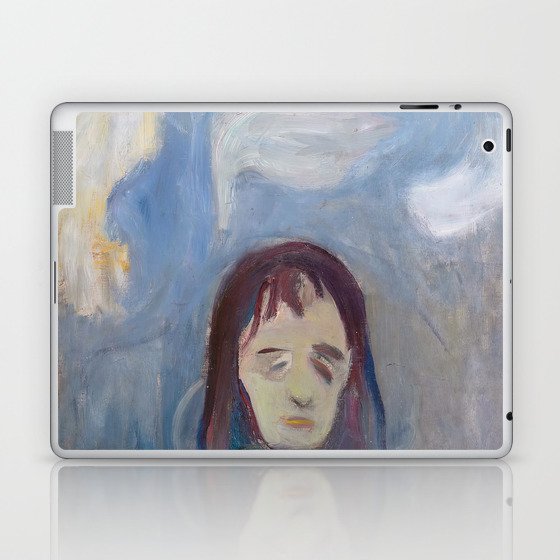 Edvard Munch - Vision (1892) Laptop & iPad Skin