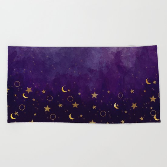 A Sea of Stars Beach Towel