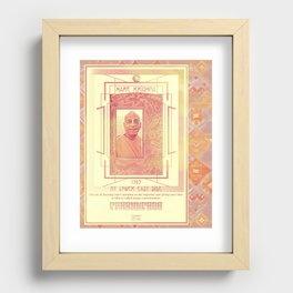 Swami Prabhupada; Hare Krishna Recessed Framed Print
