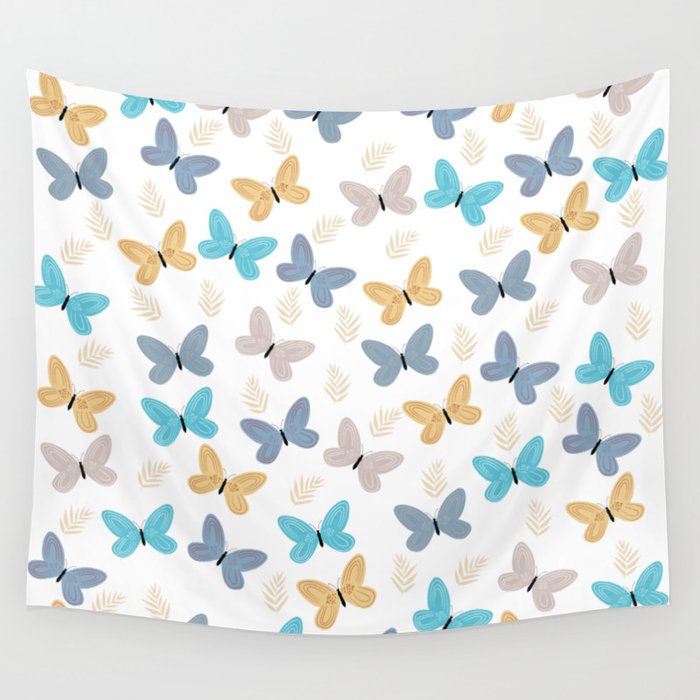 Butterflies pattern  Wall Tapestry