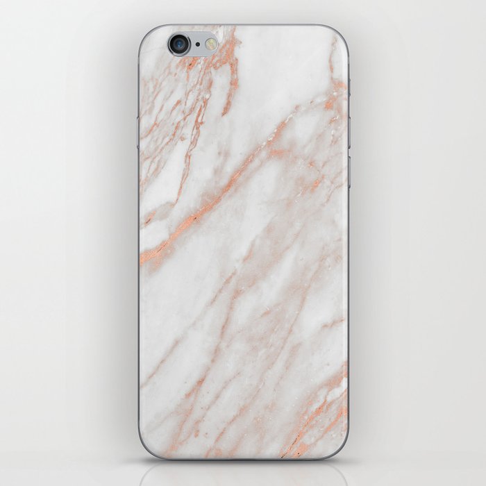 Marble Rose Gold - Am I Wrong iPhone Skin