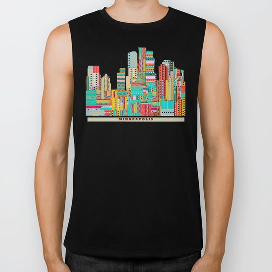 Minneapolis city Biker Tank