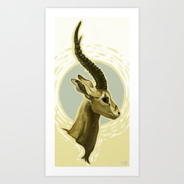 Gazelle Art Print