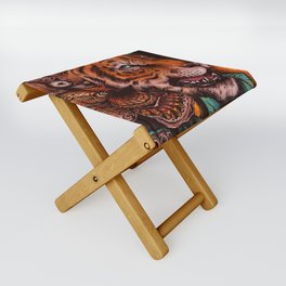 Year of the Tiger Folding Stool