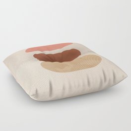 Abstract Geometric Nordic 2 Floor Pillow