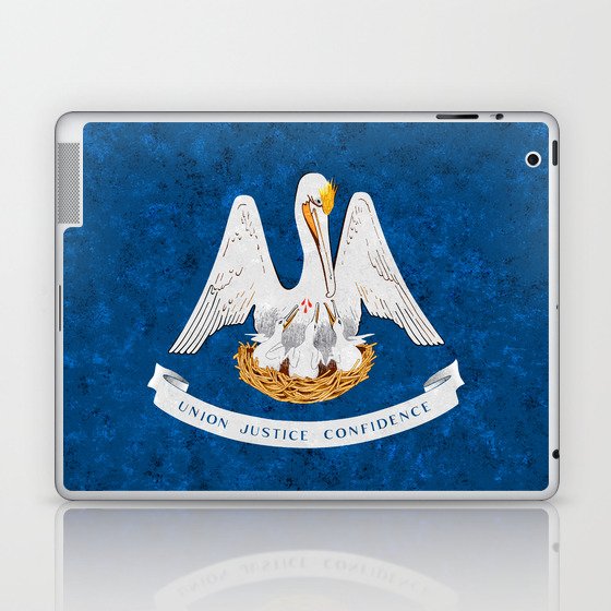 Louisiana State Flag Laptop & iPad Skin