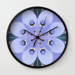 MOVE-MENT Wall Clock | Sevilla, Graphicdesign, Movement, Flow, Spain, Tile, Purple, Relax, Morocco, Marraquech 