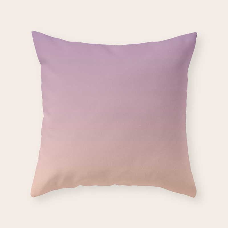 Sunset Gradient Purple Pink Peach Coral Throw Pillow By