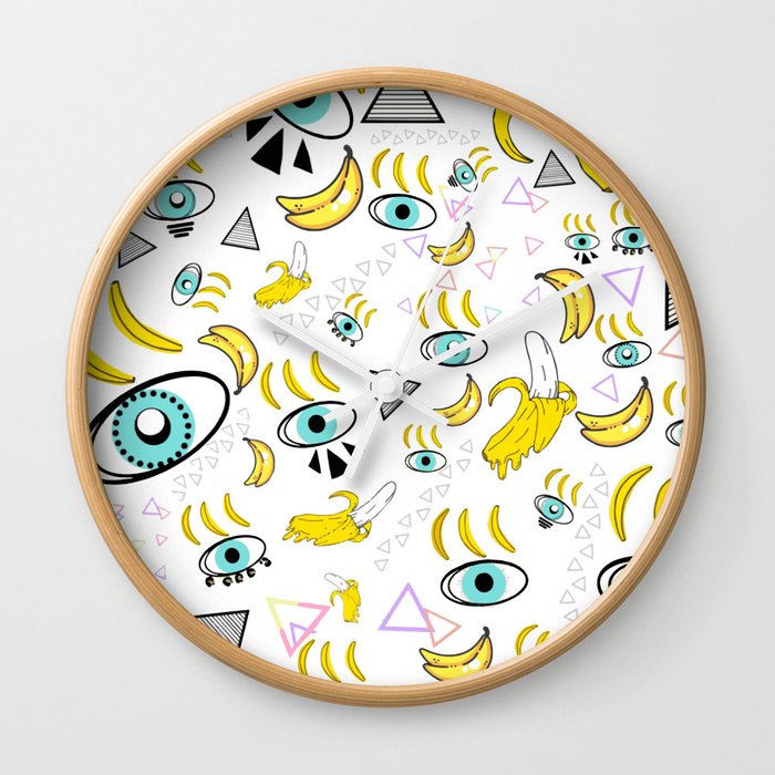 Eyes Pattern Wall Clock
