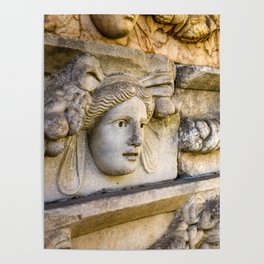 Elevated Friezes Featuring Aphrodite Aphrodisias Poster