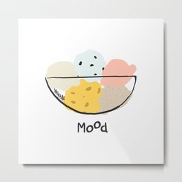 Ice Cream Mood Metal Print