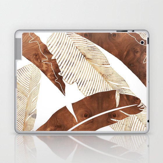 Banana Wood Laptop & iPad Skin