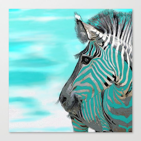 Zebra Canvas Print