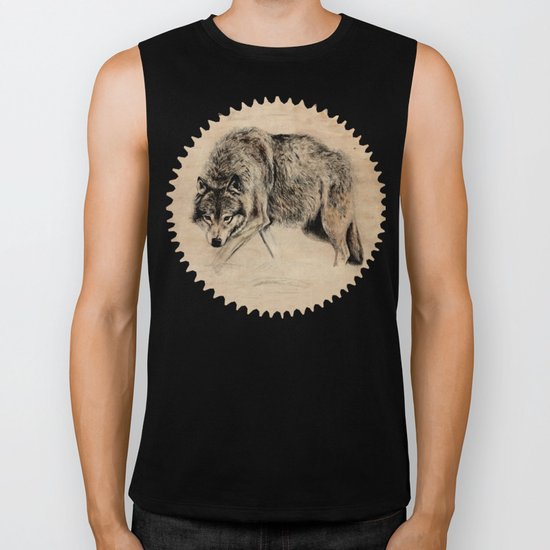 Wolf Biker Tank