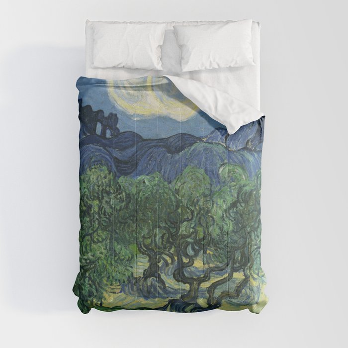 Olive Trees by Vincent van Gogh Comforter
