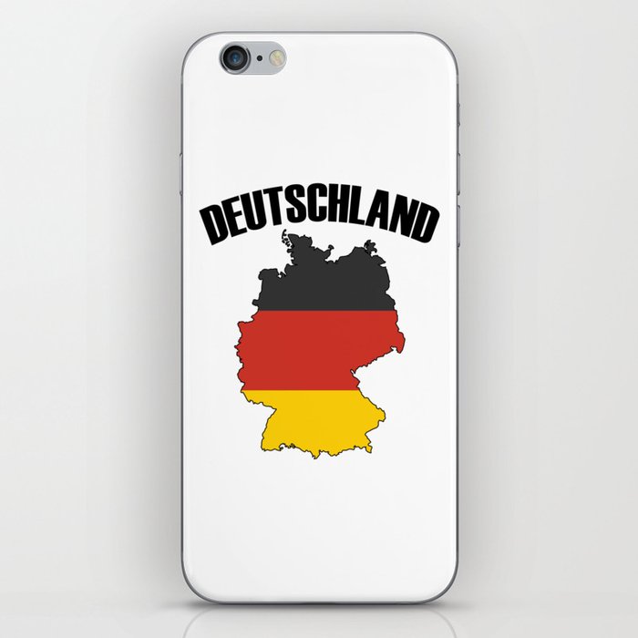 Germany Map - Deutschland Flag Travel iPhone Skin
