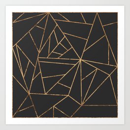 Cosmic Lines and Constellations Art Print