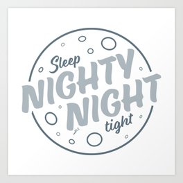 Nighty Night - Light Art Print