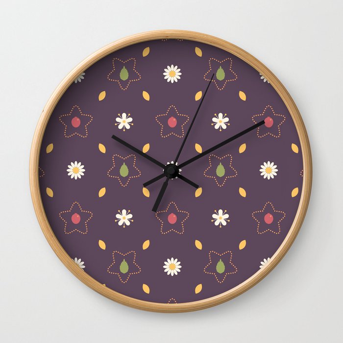 Elderflower Tea Wall Clock