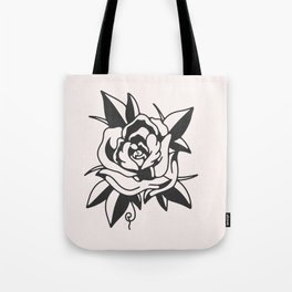 Simple Rose Art Print Tote Bag