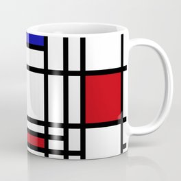 Piet Mondrian ,“ Composition No.10 ” Coffee Mug