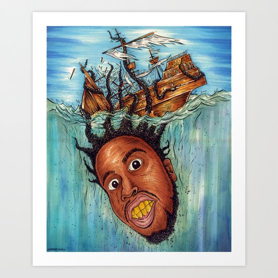 The Crackin' Art Print