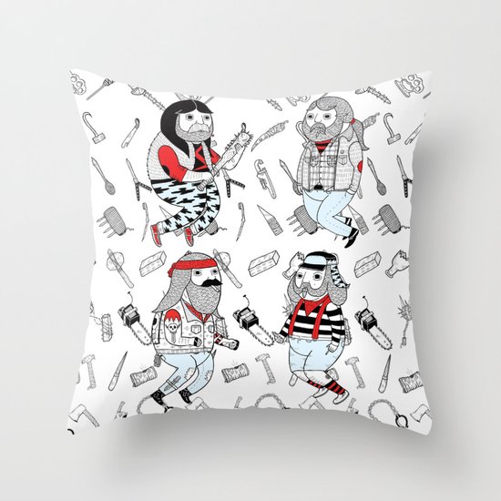 ON THE VARIATION OF TOUGHER FRIENDS I WISH I HAD Throw Pillow