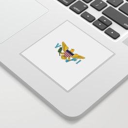 Virgin Islands US flag emblem Sticker