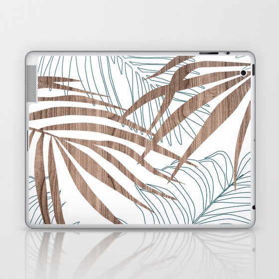 Palm Blue Laptop & iPad Skin