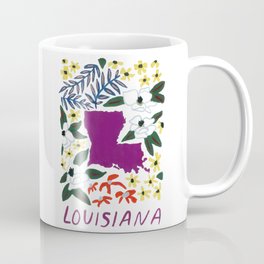 Louisiana + Florals Coffee Mug