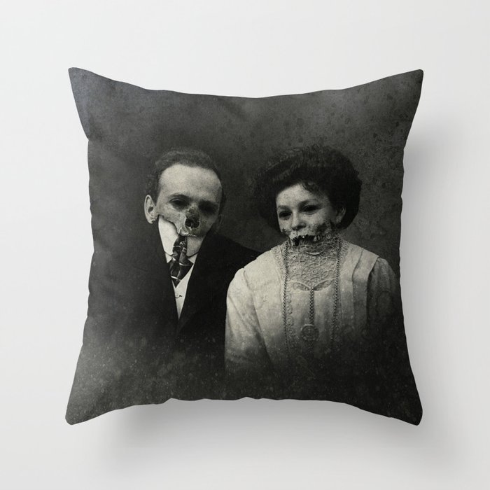 Dead Voices Throw Pillow