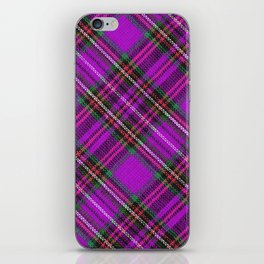 Plaid Purple Trendy Collection iPhone Skin