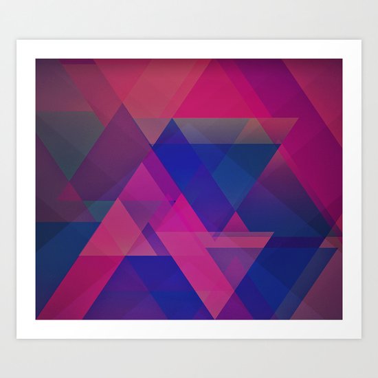 The A of light Art Print