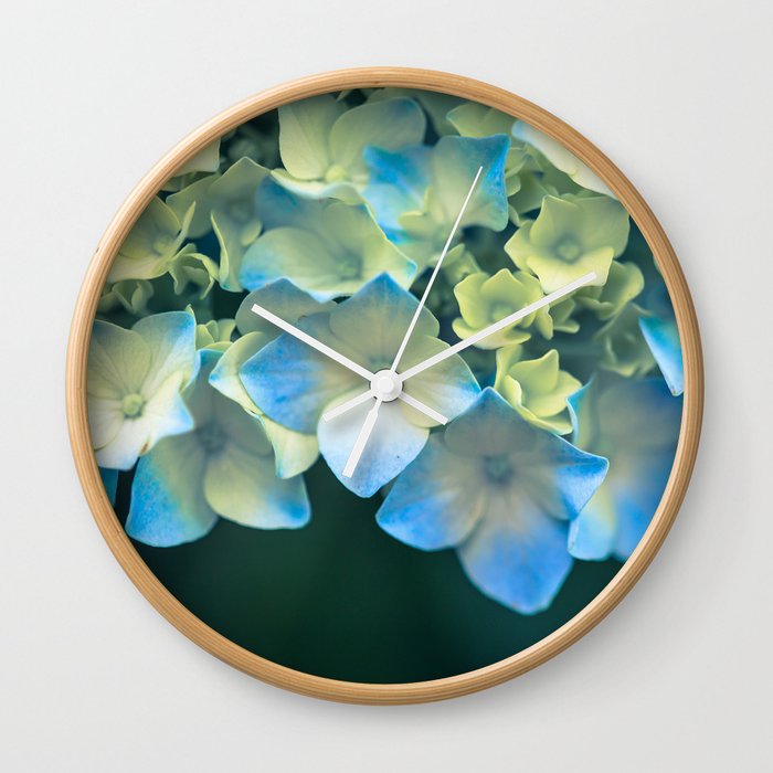 Peek -A- Blue Wall Clock