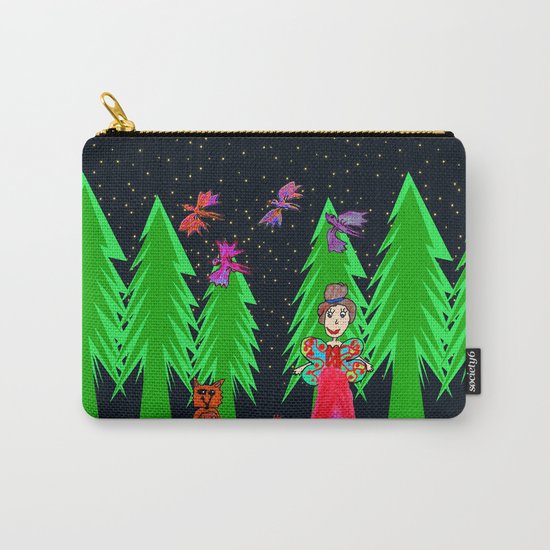 Night Fairy | Before Christmas | Kids Painting Carry-All Pouch