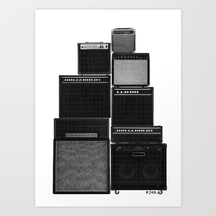The Great Wall of LOUD Art Print