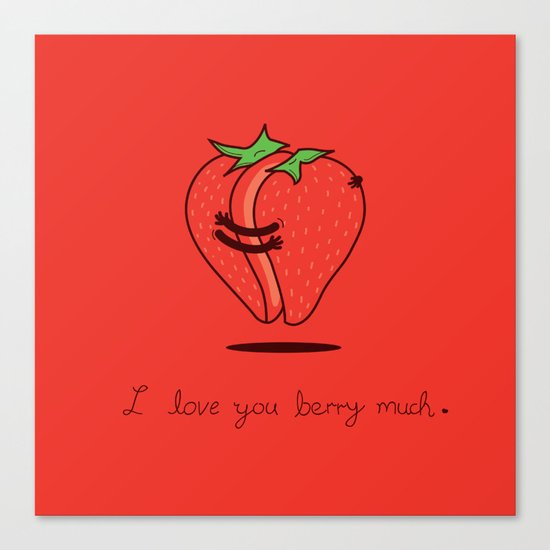 How much do I love you? Canvas Print