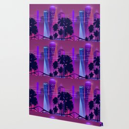 Synthwave Neon City #25: Vice city Wallpaper