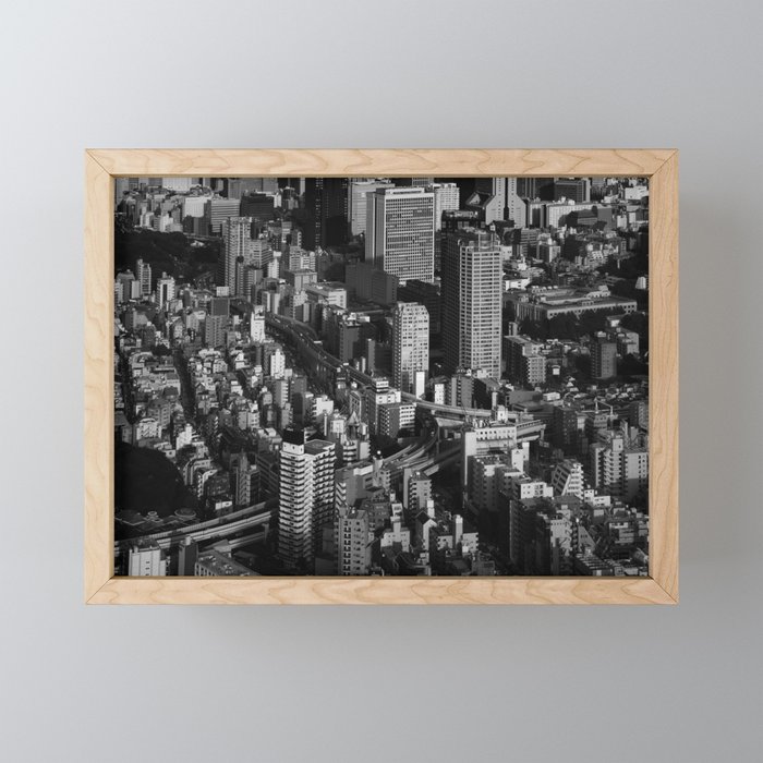TOKYO VIEW Framed Mini Art Print
