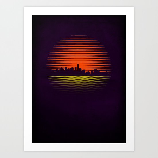 s.u.n. Art Print
