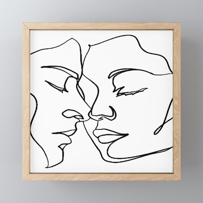 Intimacy Framed Mini Art Print