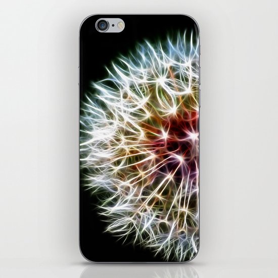 Fractal dandelion iPhone & iPod Skin