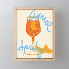 Aperol Spritz Framed Mini Art Print
