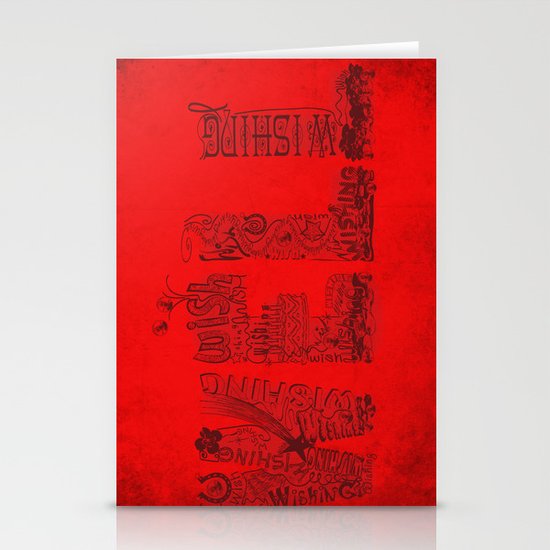 Wishing Well Stationery Cards