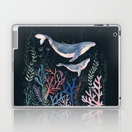 Whales and Coral Laptop Skin